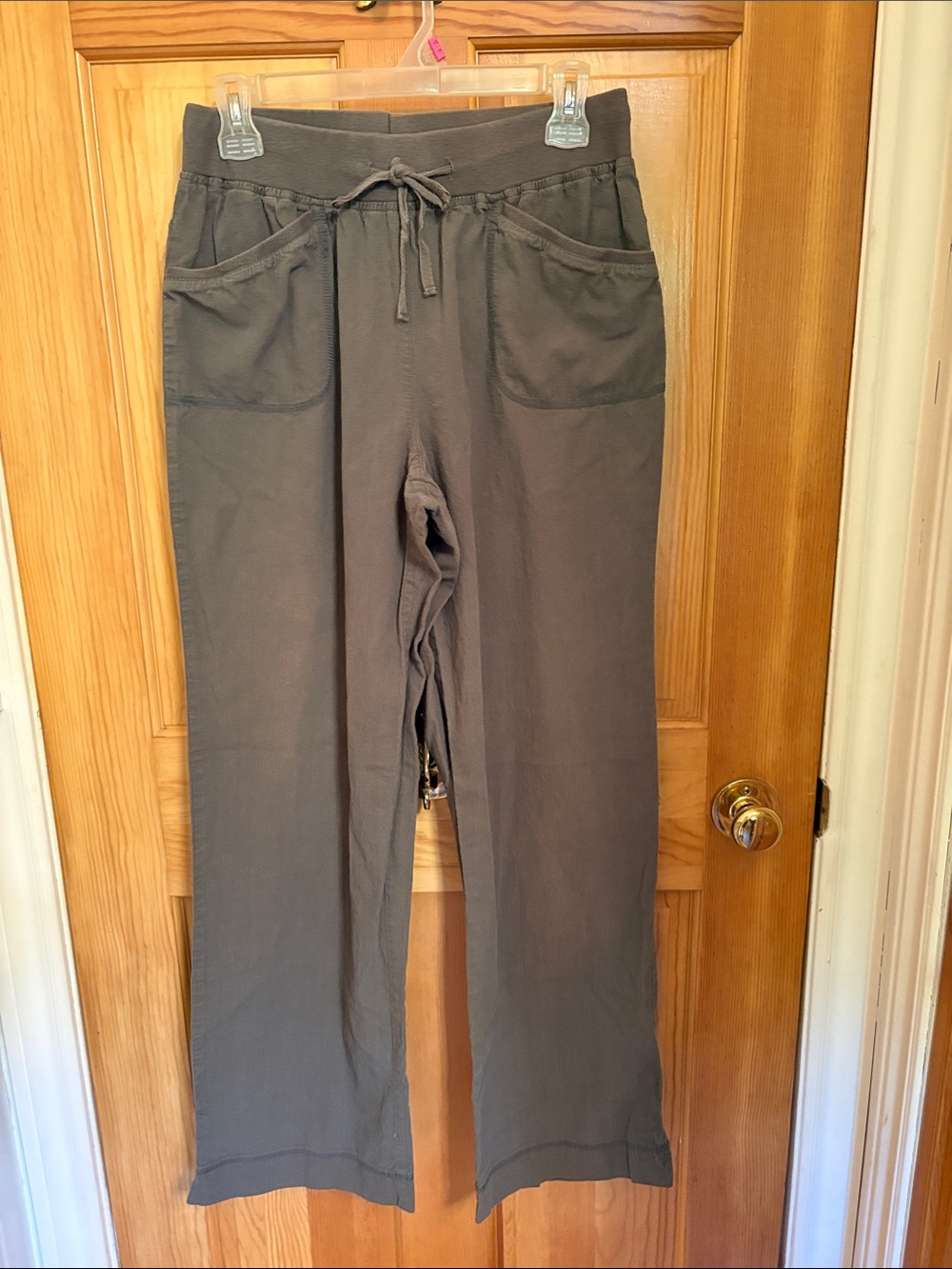 Taupe Drawstring Pocket Lounge Pants